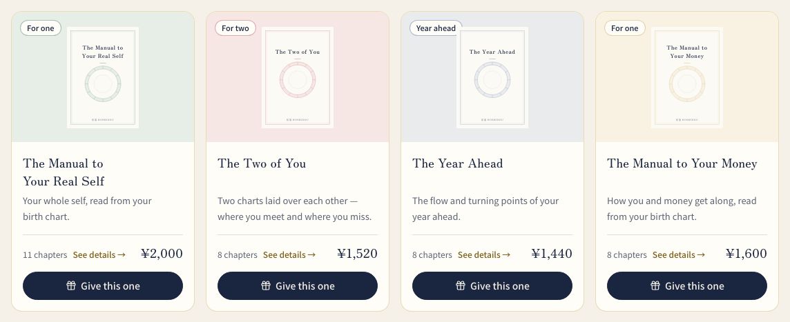 Report book selection before gifting