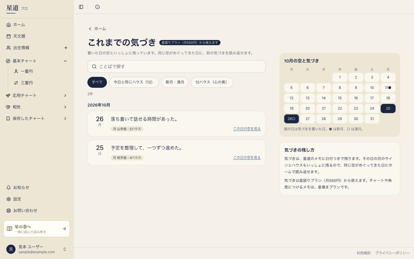過去の今日の気づきの一覧